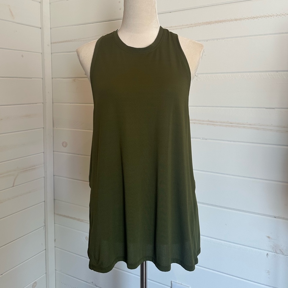 Lululemon Army Green Tank Top